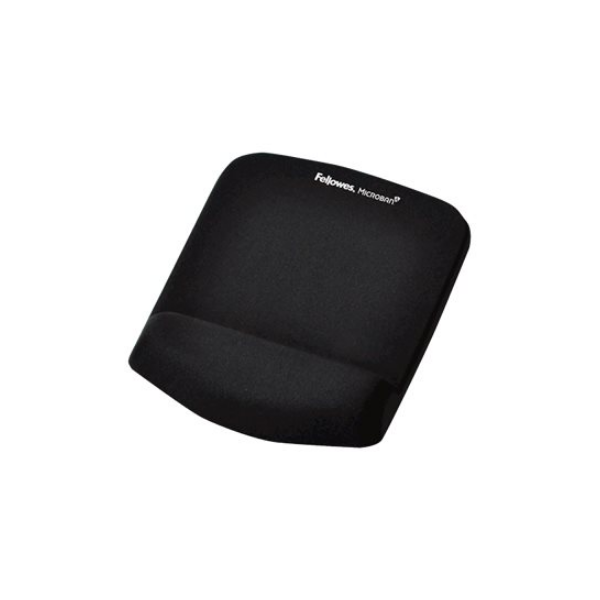 Fellowes | Mouse pad with wrist support PlushTouch | Mouse pad with wrist pillow | 238 x 184 x 25.4 mm | Black