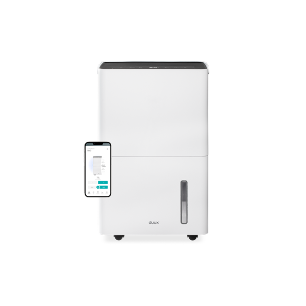 Duux Smart Dehumidifier | Bora | Suitable for rooms up to 50 m² | Water tank capacity 4 L | White