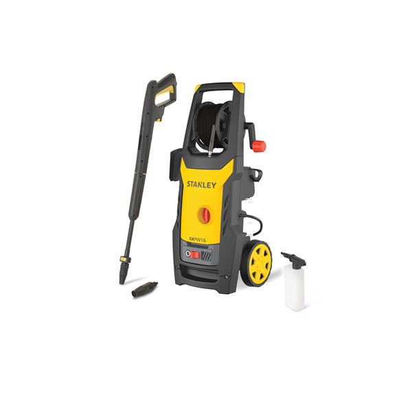 STANLEY SXPW16E High Pressure Washer (1600 W, 125 bar, 420 l/h) | Stanley Pressure Washer | 125 bar | 420 l/h