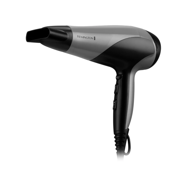 Remington Hair Dryer | D3190S | 2200 W | Number of temperature settings 3 | Ionic function | Diffuser nozzle | Grey/Black