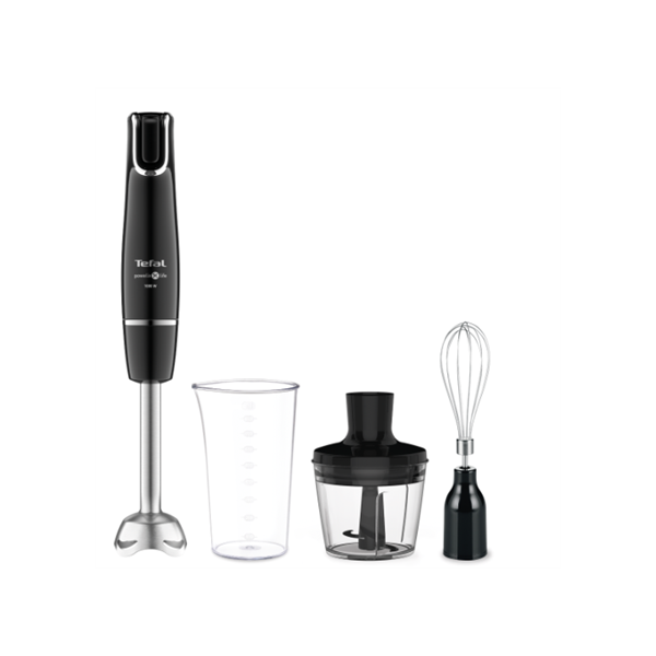 TEFAL | Blender | HB943838 InfintyForce | Hand Blender | 1000 W | Number of speeds 1 | Chopper | Black
