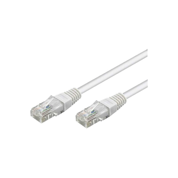 Patch Cable | 68638 CAT 6 U/UTP | PVC AWG 24/7 | Cable length: 7.5 m | White
