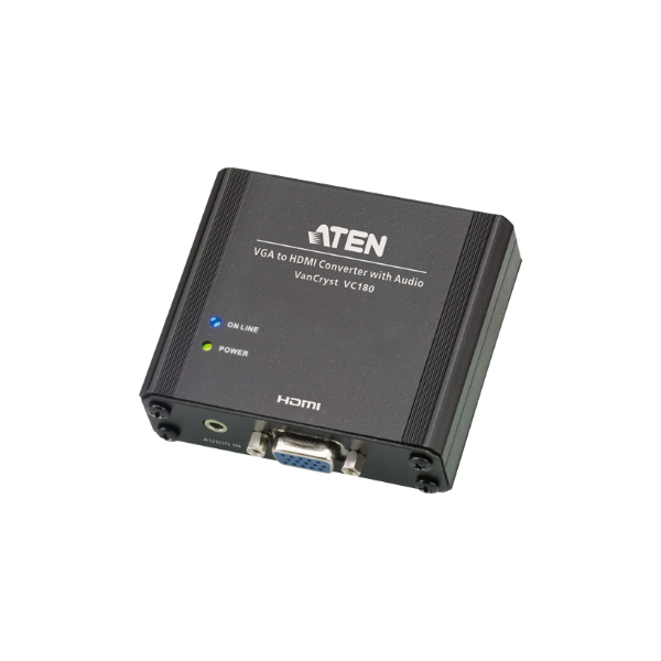 Aten VGA/Audio to HDMI Converter | VC180-AT-G