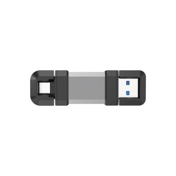 Silicon Power Dual USB Drive | Mobile C51 | 128 GB | USB Type-A and USB Type-C | Silver