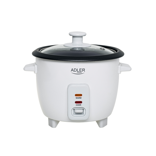 Adler Rice Cooker | AD 6418 | 300 W | 0.6 L | Number of programs 2 | White