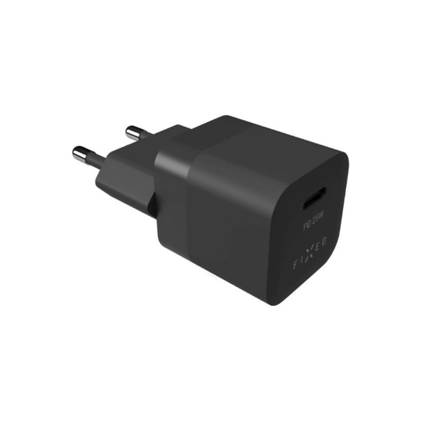 Fixed | Mini USB-C Travel Charger, 25W | FIXC25M-C-BK