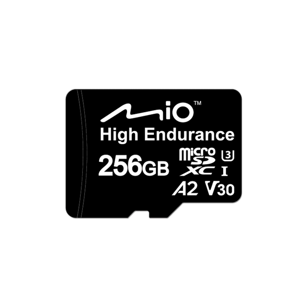 Mio High-Endurance | 256 GB | MicroSD | Flash memory class UHS-I