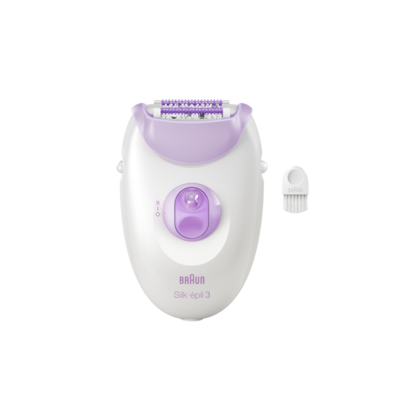Braun Epilator | SE3-000 Silk épil 3 | Number of power levels 2 | White/Purple