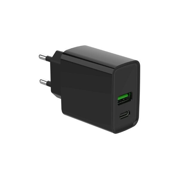 Gembird 2-port 20W USB Fast Charger | TA-UC-PDQC20-01-BK