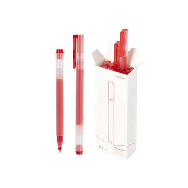 Xiaomi High-capacity Gel Pen, 10-Pack, Red