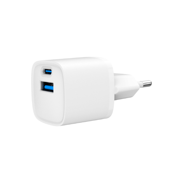 Gembird Fast Charger | TA-UC-PDQC20-W-01 | USB A+C