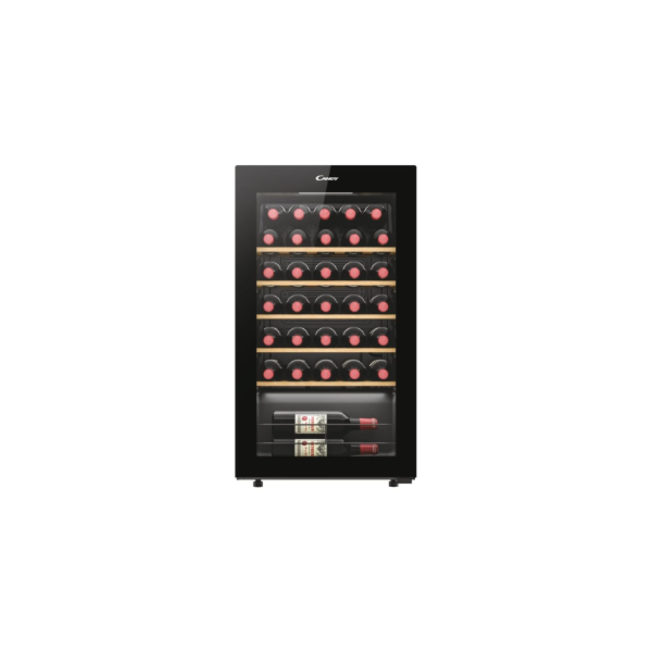 Candy | Wine Cooler | 438063 | Energy efficiency class G | Free standing | Bottles capacity 34 | Black