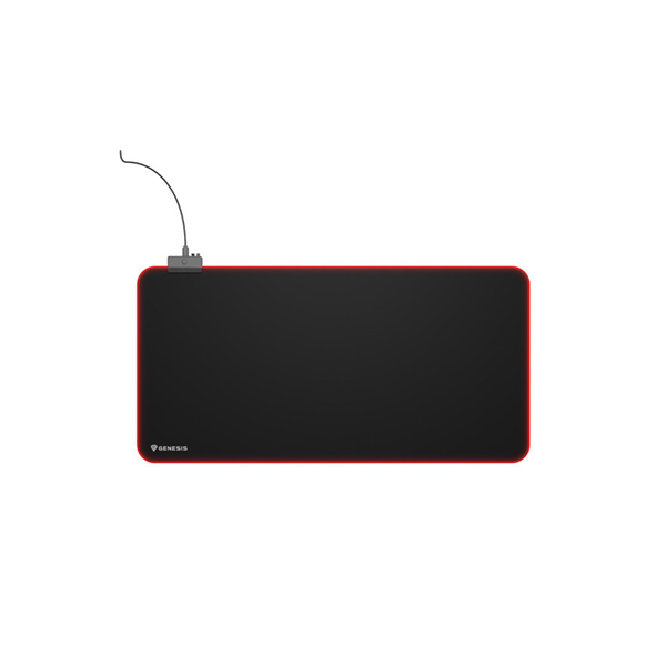 Genesis Mouse Pad | Boron 500 XXL RGB | Mouse pad | 400 x 800 x 4 mm | Black
