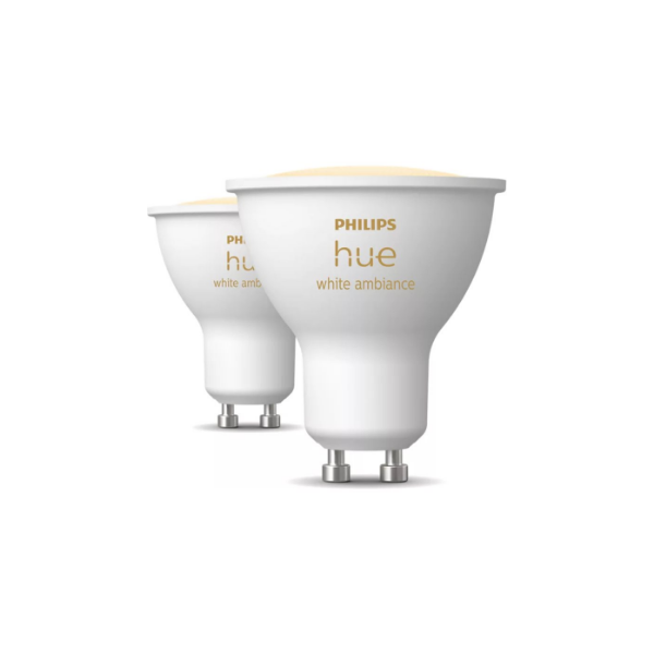 Philips Hue Smart Spotlight, 2 pcs pack | GU10 | 4.2 W | Warm to cool white light