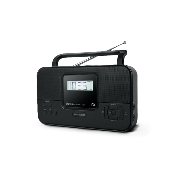 Muse Stereo Portable Radio | M-087 MB PLL | AUX in | FM radio | Headphone out