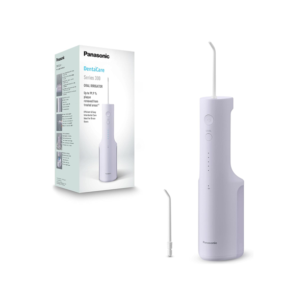 Panasonic Oral Irrigator | EW-DJ26-V303 | Cordless | 200 ml | Number of heads 2 | White
