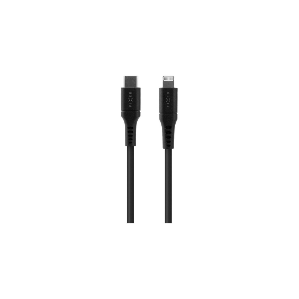 Fixed | Liquid Silicone Cable USB-C/Lightning, 2m | FIXDLS-CL2-BK