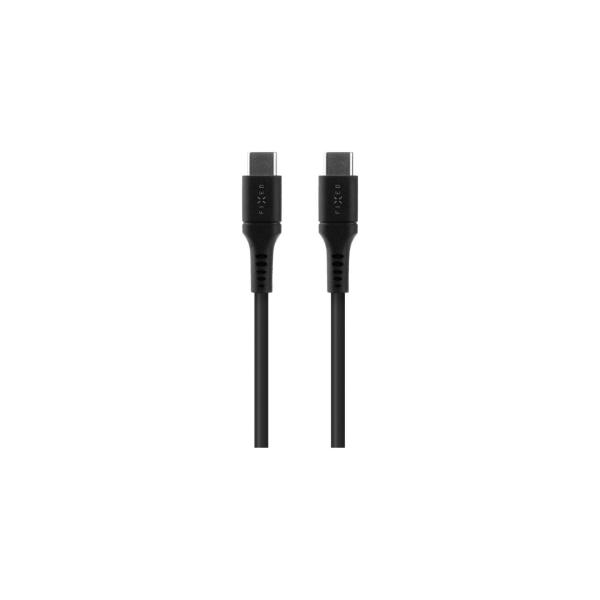 Fixed | Liquid Silicone Cable USB-C/USB-C, 2m, 60W | FIXDLS-CC2-BK