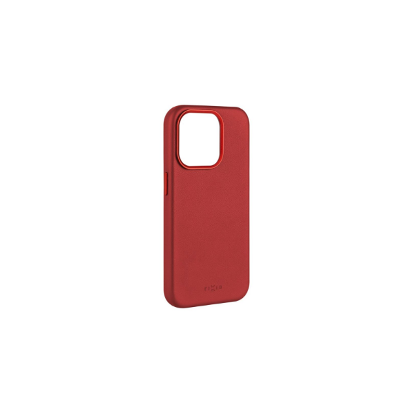 Fixed MagLeather | Back cover | Apple | iPhone 16 Pro | Leather | Red