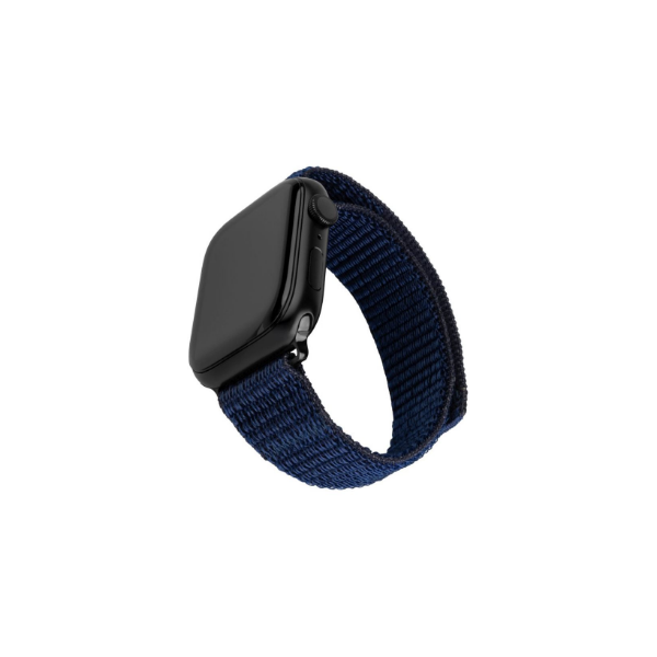 Fixed | Sporty Strap for Apple Watch 38/40/41mm | 160-210 | Dark blue | Nylon