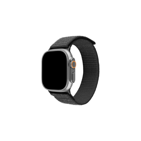 Fixed | Sporty Strap for Apple Watch Ultra 49mm | 160-210 mm | Dark gray | Nylon