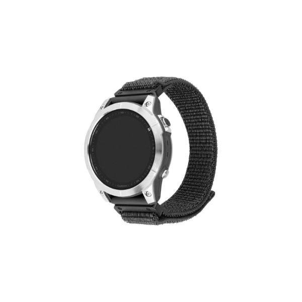 Fixed | Sporty Strap for Garmin QuickFit 22mm | 160-210 mm | Dark gray | Nylon