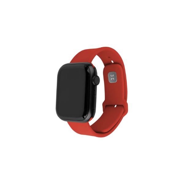 Fixed | Sporty Strap Set for Apple Watch 42/44/45 mm | 170-235 mm | Red | Silicone