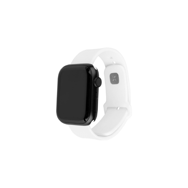 Fixed | Sporty Strap Set for Apple Watch Ultra 49mm | 180-250 mm | White | Silicone