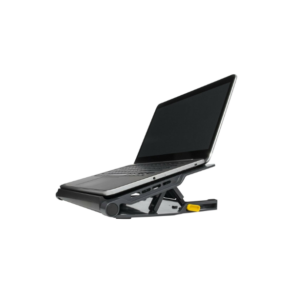 Targus Stand | Chill Mat with 4 USB-A Port Hub - for up to 16-inch Laptops | Black/Grey