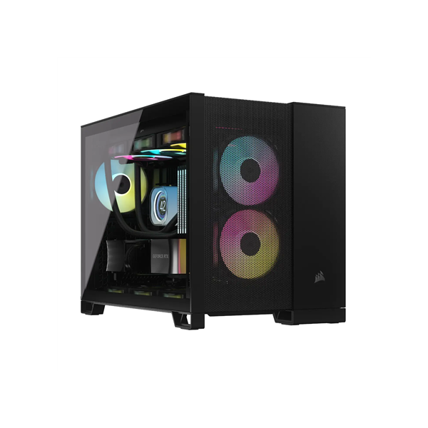 Corsair Dual Chamber PC Case | 2500D AIRFLOW | Black | Mid Tower | Power supply included No | Micro-ATX