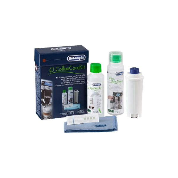 Delonghi | DLSC306 Maintenance Care Kit for Bean to Cup & Espresso Coffee Machines, includes five cleaning accessories