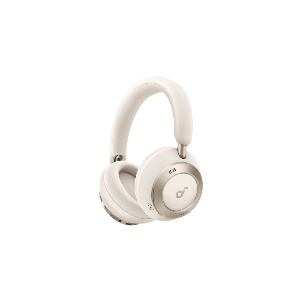 Anker Soundcore | Foldable Headphones | Space One Pro | Bluetooth | Over-ear | Microphone | Wireless | Cream White