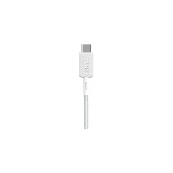 Anker 322 Nylon Cable, White | A81H6G21 | USB-A to USB-C