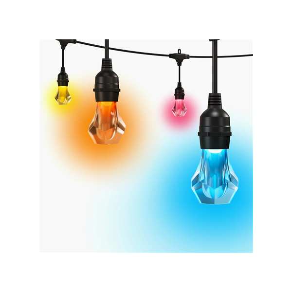 Nanoleaf Essentials Matter Smart Multicolour Outdoor String Lights Starter Kit 15m|16M+