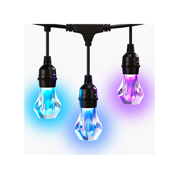 Nanoleaf Essentials Matter Smart Multicolour Outdoor String Lights Expansion 15m|16M+