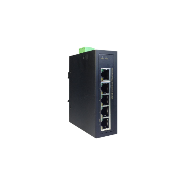 Digitus Industrial 5 Port Gigabit Switch | DN-651107 | Unmanaged | DIN rail mountable