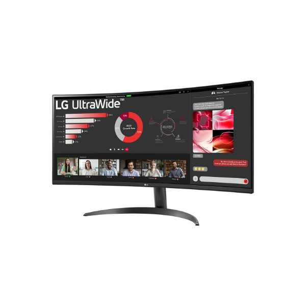 LG 34WR50QK-B | 34 " | VA | QHD | 21:9 | 100 Hz | 5 ms | 3440 x 1440 pixels | 240 cd/m² | HDMI ports quantity 2
