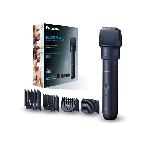 Panasonic Beard, Hair Trimmer | MultiShape ER-CKN1-PAC1 | Cordless | Wet & Dry | Number of length steps 39 | Black