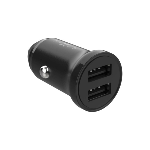 FIXED Dual USB Car Charger 15W, Black | Fixed