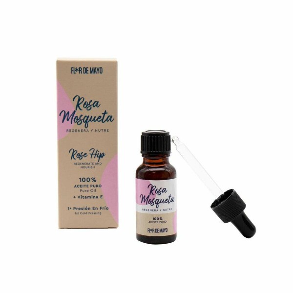 Eterinis aliejus Rose Hip Flor de Mayo 073190 Erškėtis 20 ml