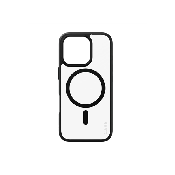 CARE Flagship Case | Back cover | Apple | iPhone 16 PRO | Recycled plastic | Black | MagSafe