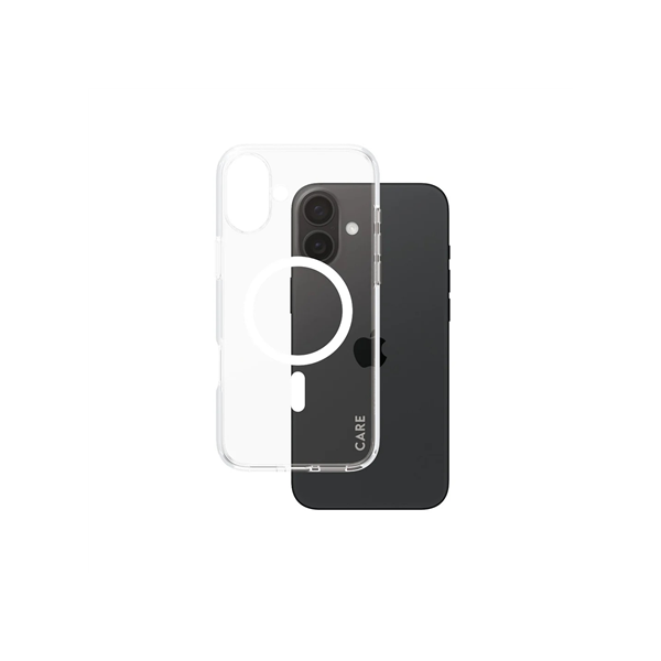 CARE by PanzerGlass Case Flagship | Back protection | Apple | iPhone 16 Plus | Recycled plastic | White | MagSafe