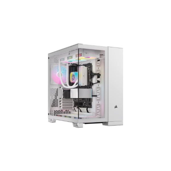 Corsair Dual Chamber PC Case | iCUE LINK 6500X RGB | White | Mid Tower | Power supply included No | ATX