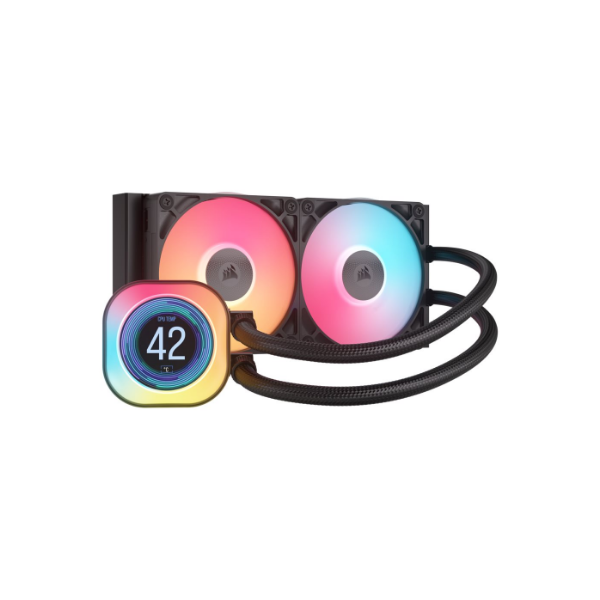 Corsair | Liquid CPU Cooler | iCUE LINK TITAN 240 RX LCD | Intel, AMD