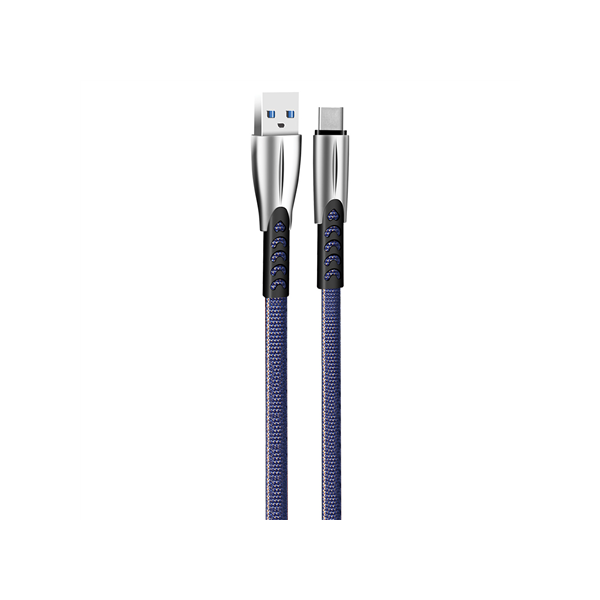ColorWay Cable USB Type-C (Zinc Aalloy) 2.4А, 1m | CW-CBUC012-BL