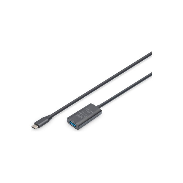 Digitus | Active USB 3.2 Gen1 5G extension cable | DA-73110 | USB-C to USB-A