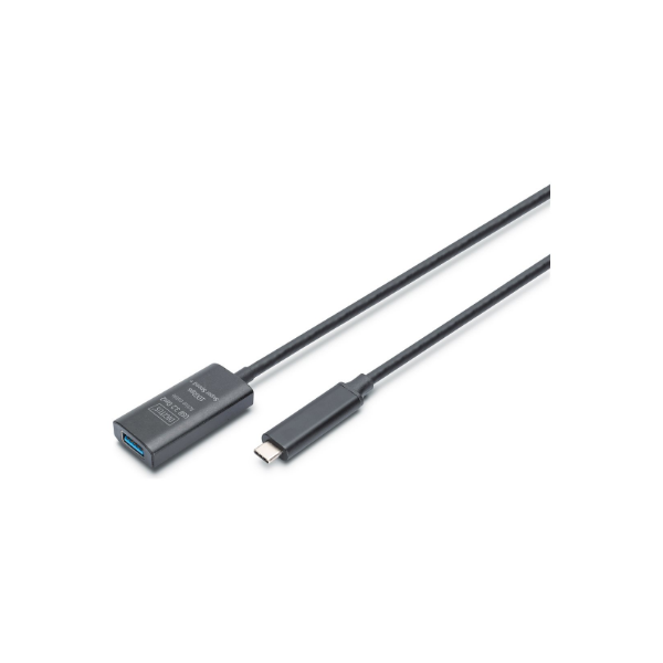 Digitus | Active USB 3.2 Gen2 10G extension cable | DA-73113 | USB-C to USB-A