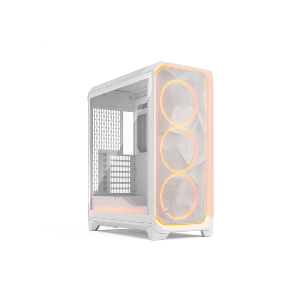 Fractal Design Meshify 3 | Ambience Pro RGB White TG Clear Tint | ATX | Power supply included No