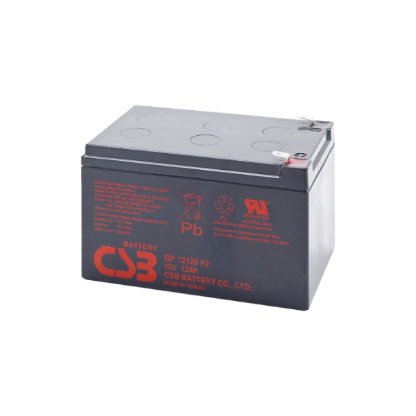 CSB Battery Battery 12V 12Ah F2 Pb | GP12120