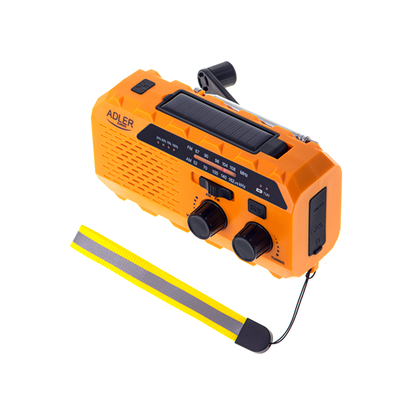 Adler | Portable radio with flashlight | AD 1197 | Alarm function